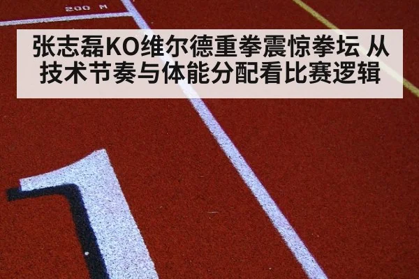 张志磊KO维尔德重拳震惊拳坛 从技术节奏与体能分配看比赛逻辑